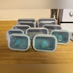 Norwex silicone vent lids Storage Set of 11 food storage collapsible